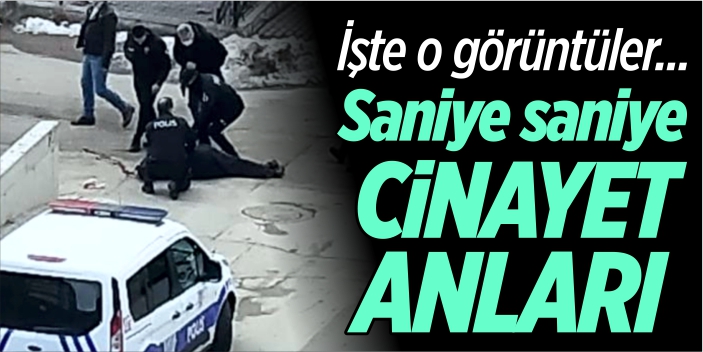 Cinayet anı güvenlik kameralarına yansıdı