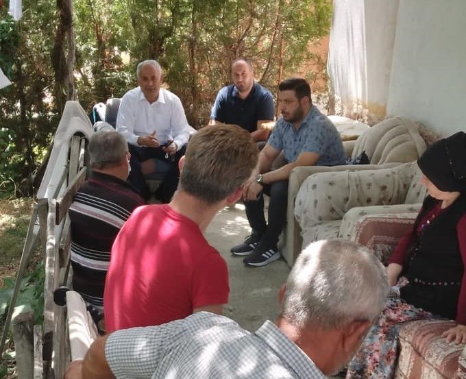 Başkan Yaman'dan acılı aileye taziye ziyareti