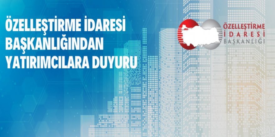 Yatırımcılara Duyuru