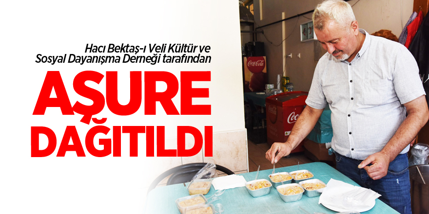 Aşure Dağıtıldı