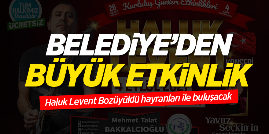 BELEDİYEDEN BÜYÜK ETKİNLİK