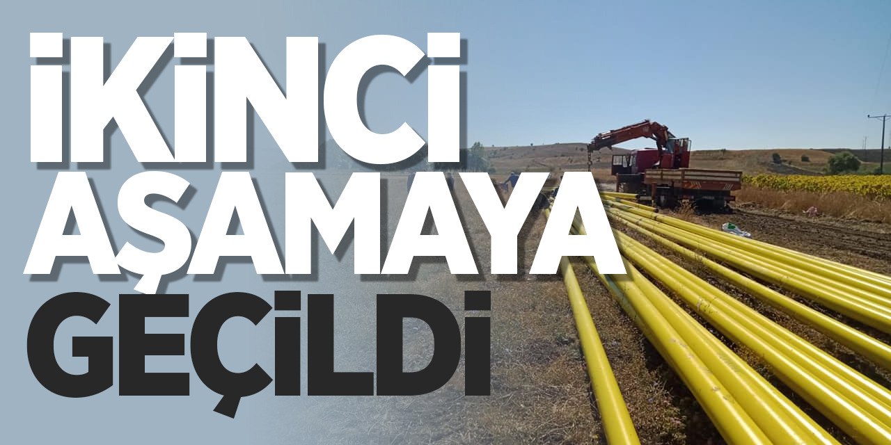 Dodurga'da doğalgaz çalışmalarında ikinci aşamaya geçildi!