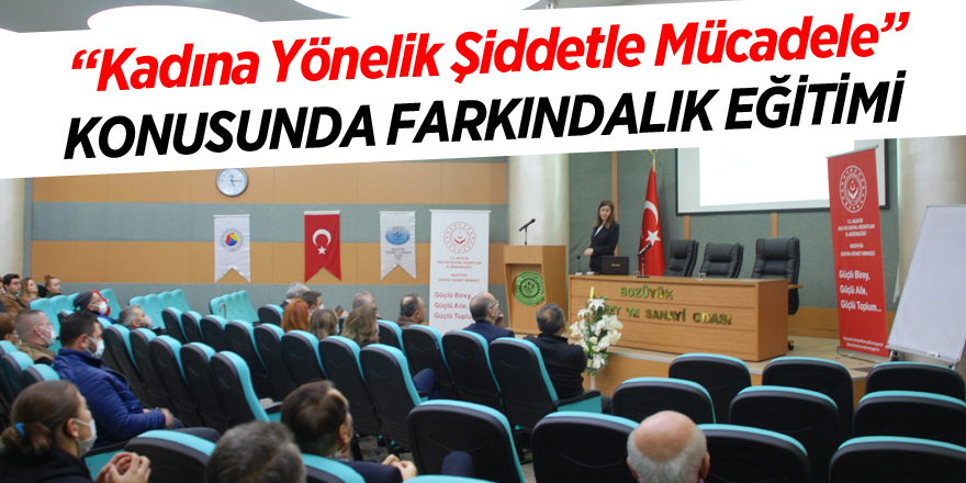 FARKINDALIK EĞİTİMİ VERİLDİ