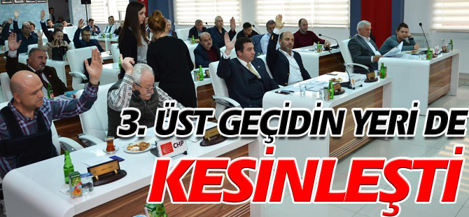 3. ÜST GEÇİDİN YERİ DE KESİNLEŞTİ