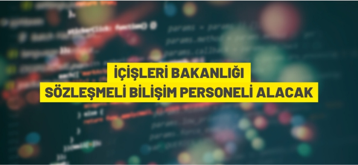 Sözleşmeli bilişim personeli alınacak