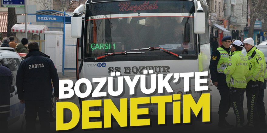 Bozüyük'te Servis Denetimi