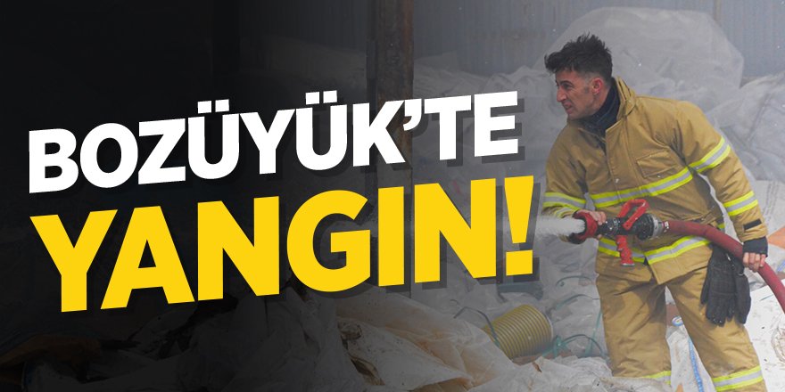 Bozüyük'te yangın!