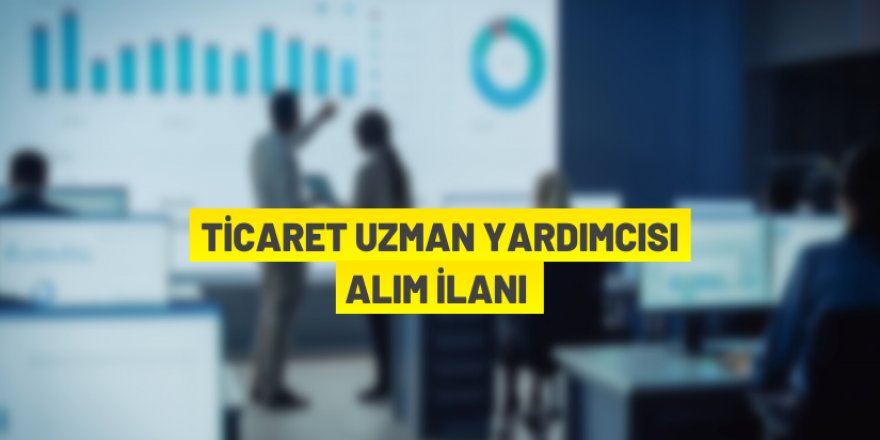 Ticaret Uzman Yardımcısı Alınacak