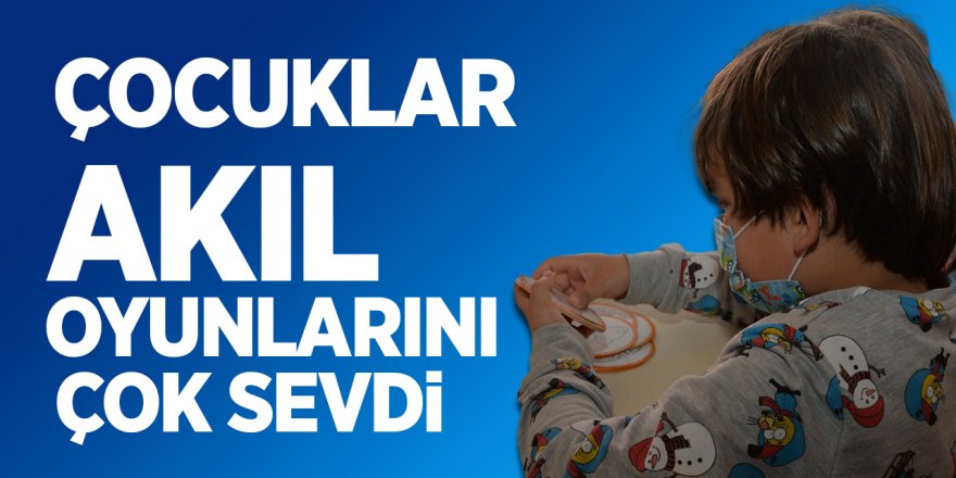 Çocuklar akıl oyunlarını çok sevdi