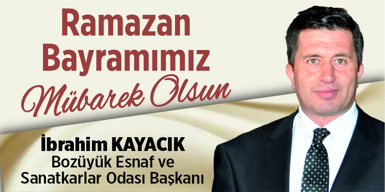 Bozüyük Esnaf ve Sanatkarlar Odası Tebrik İlanı