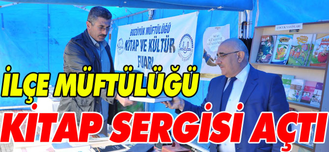 İLÇE MÜFTÜLÜĞÜ KİTAP SERGİSİ AÇTI