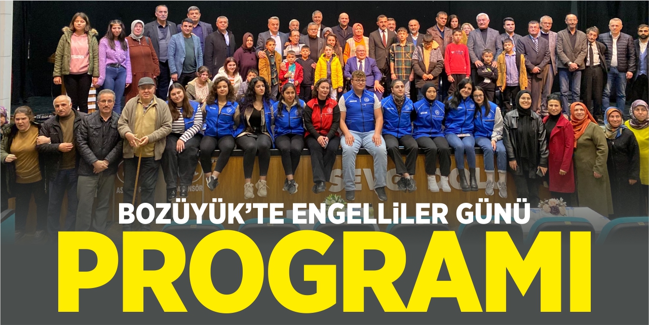 Bozüyük’te Engelliler Günü programı