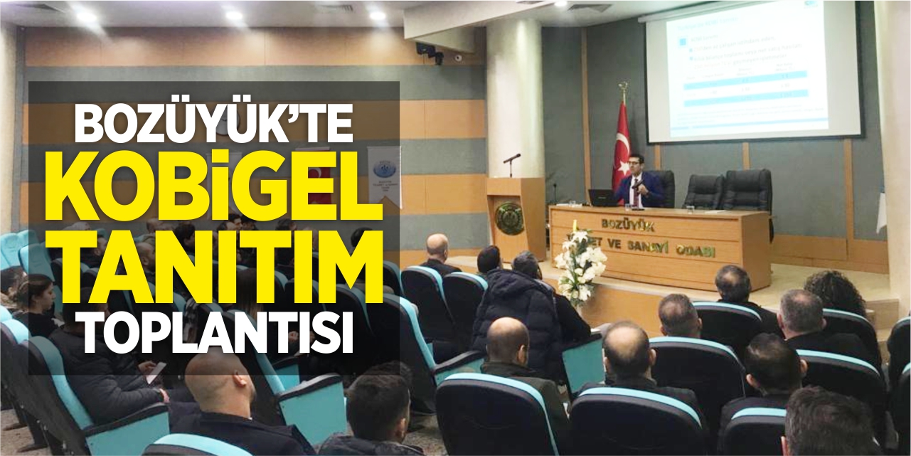 Bozüyük'te KOBİGEL tanıtım toplantısı