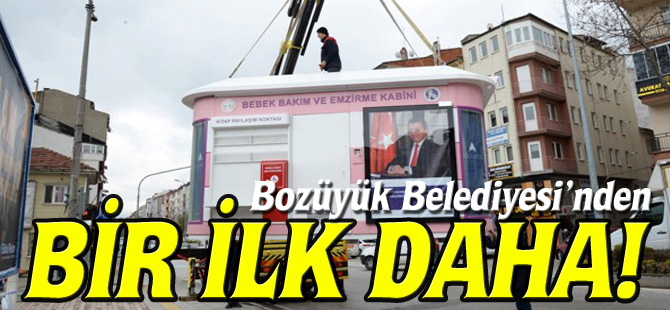 BOZÜYÜK BELEDİYESİ'NDEN BİR İLK DAHA