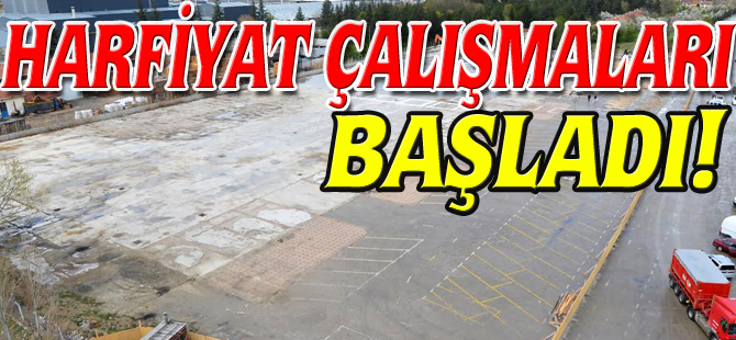 KAPALI PAZAR YERİNİN HAFRİYAT ÇALIŞMALARI BAŞLADI