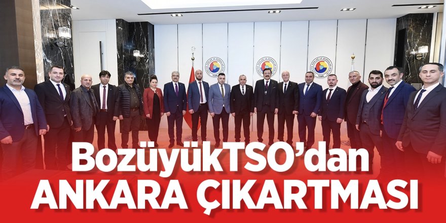 Bozüyük TSO'dan Ankara çıkartması