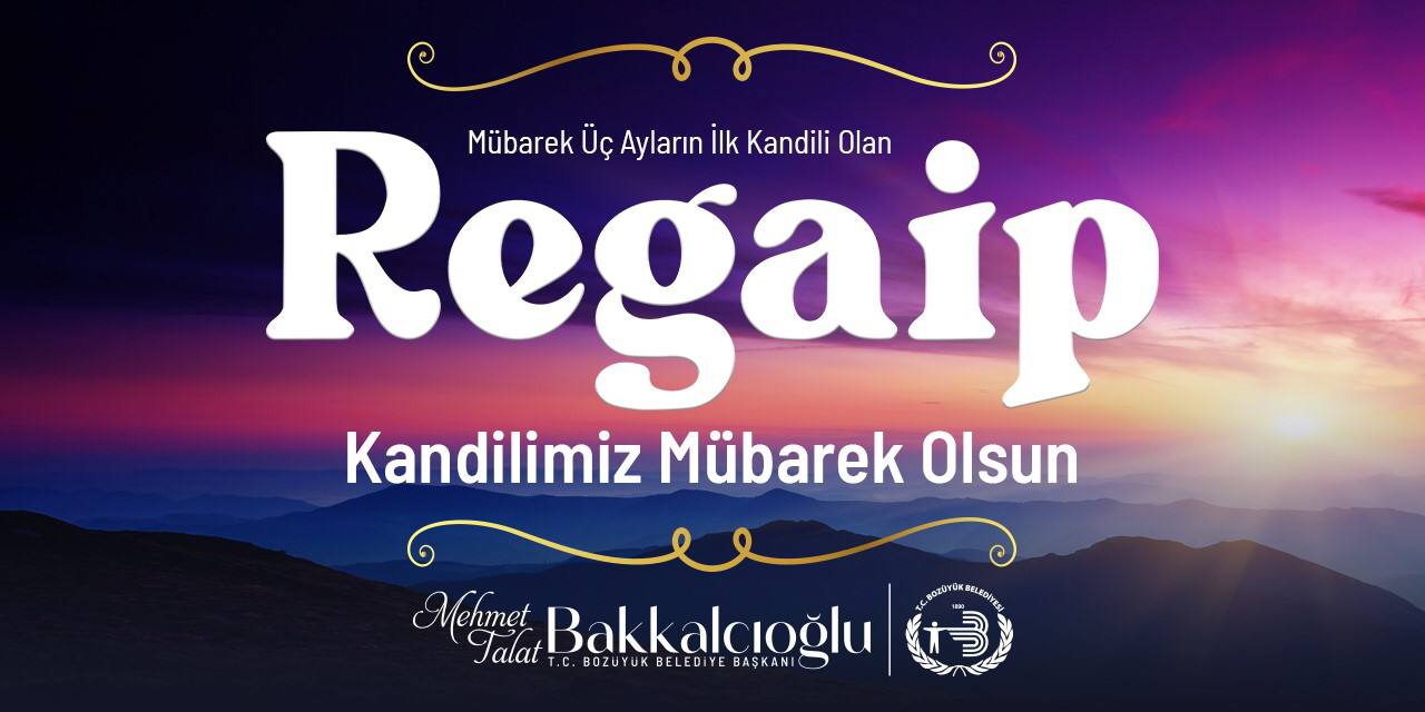 Bozüyük Belediyesi Regaib Kandili