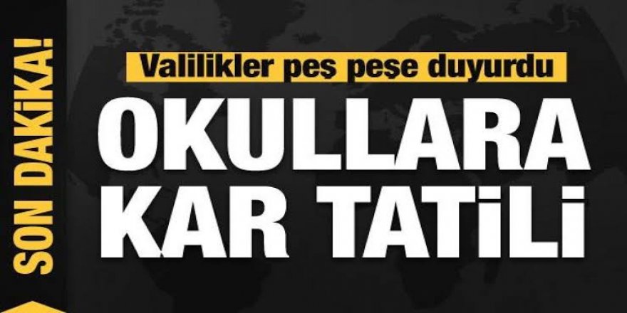 Bozüyük’te okullar tatil mi?