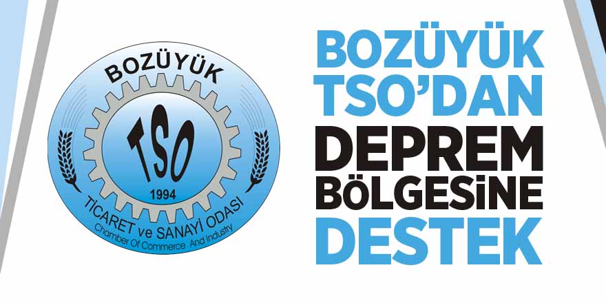 Bozüyük TSO'dan Deprem Bölgesine Destek