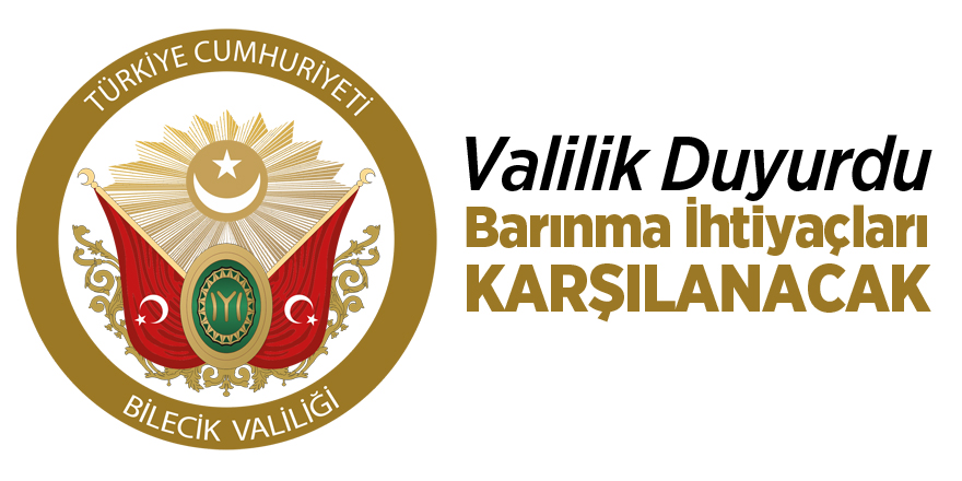 Barınma İhtiyaçları Karşılanacak