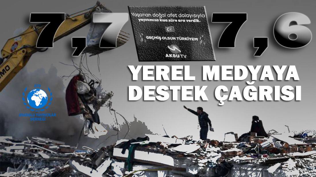 AYD’den Depremzede Medya Kuruluşlarına Destek Çağrısı