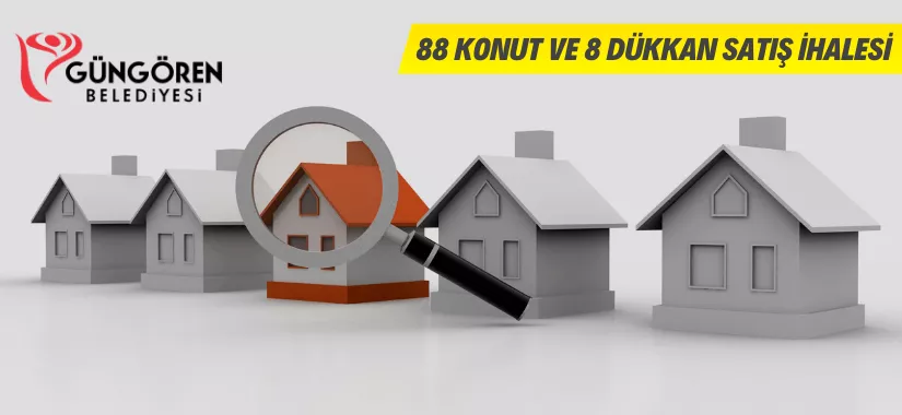 Konut ve dükkan satışı yapılacak