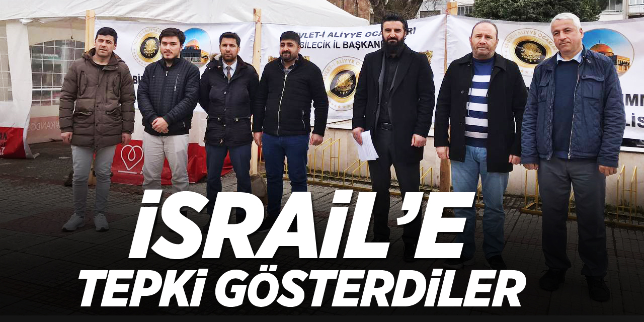 İsrail'e Tepki Gösterdiler