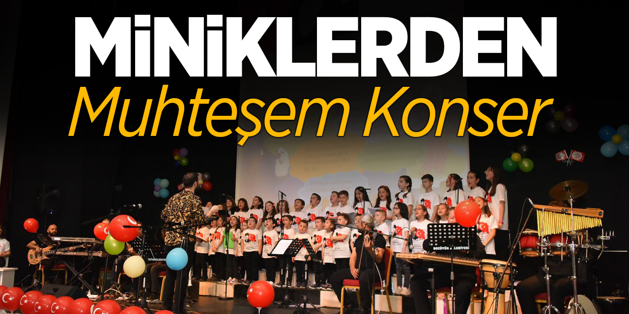 Miniklerden Muhteşem Konser