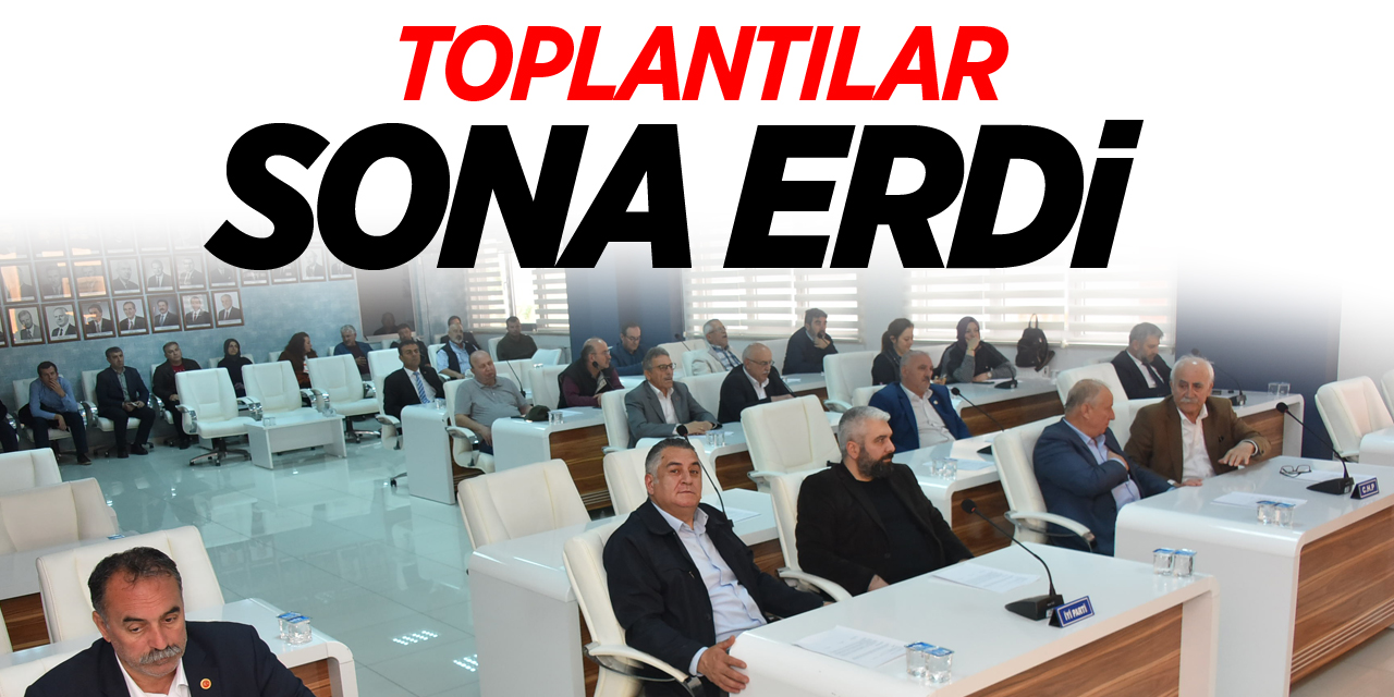 HAZİRAN AYI TOPLANTILARI SONA ERDİ