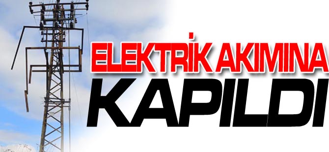 ELEKTRİK AKIMINA KAPILDI