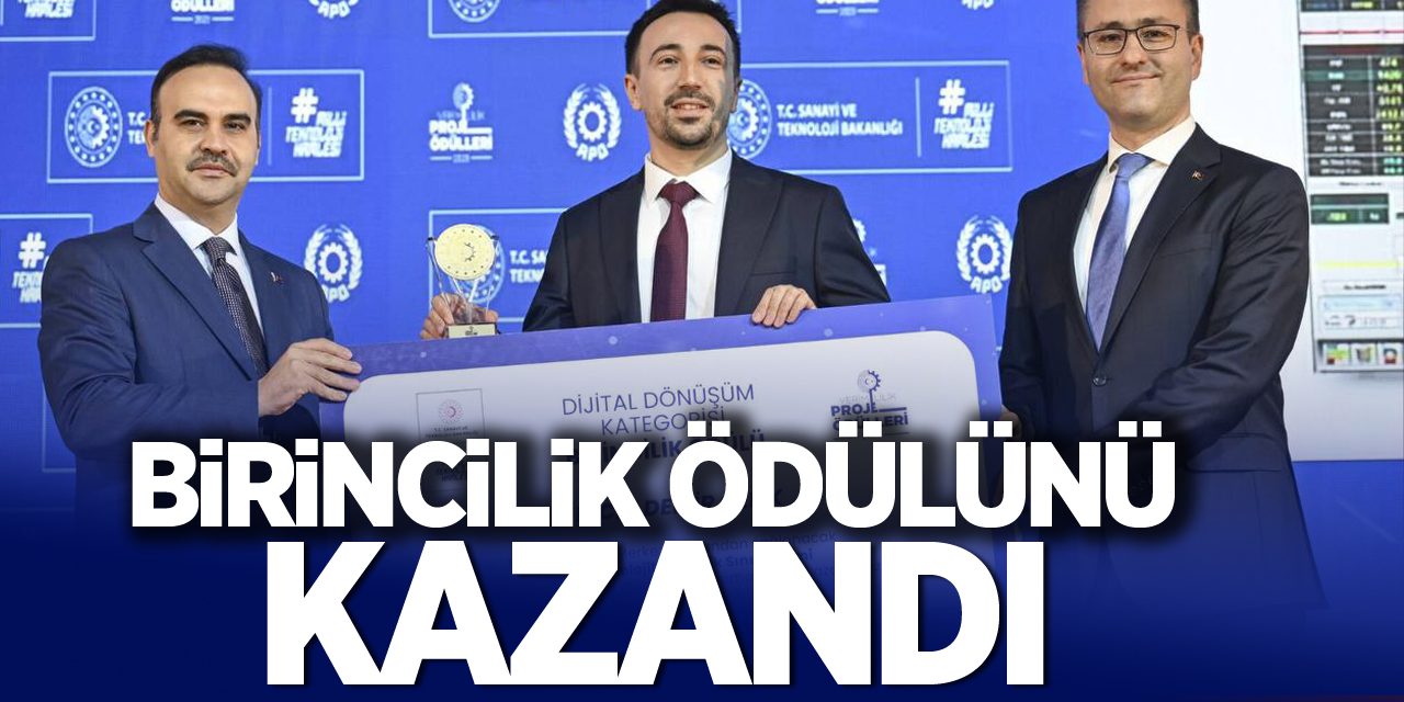 BİRİNCİLİK ÖDÜLÜNÜ KAZANDI