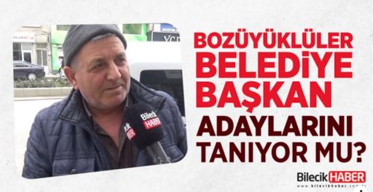 Bozüyüklüler Belediye Başkan Adaylarını Tanıyor Mu?