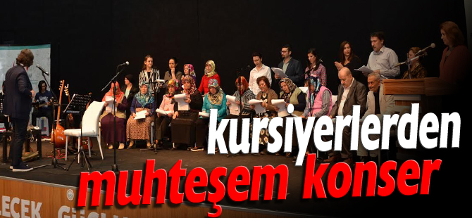 KURSİYERLERDEN MUHTEŞEM KONSER