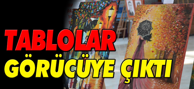 TABLOLAR GÖRÜCÜYE ÇIKTI