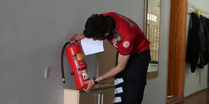 Yurtlara Yangın Denetimi!