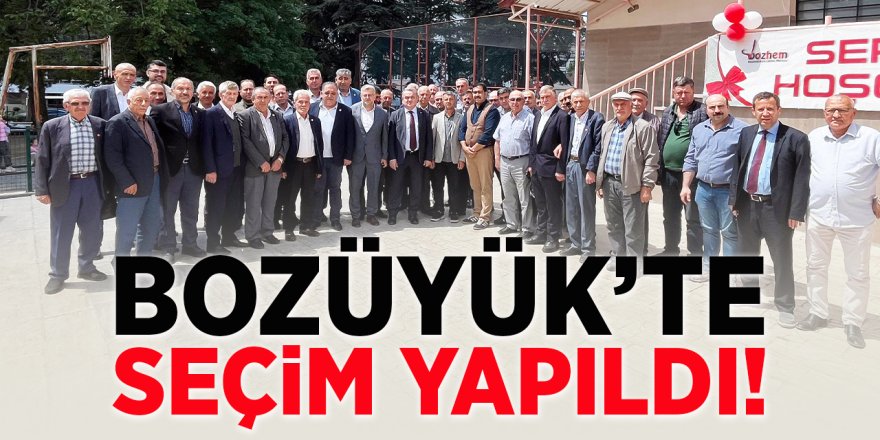 Bozüyük'te Seçim Yapıldı!