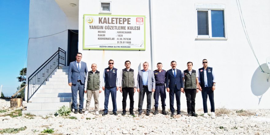 Kaymakam Öztürk Gözetleme Kulesini İnceledi