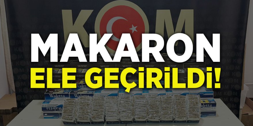 Makaron Ele Geçirildi!