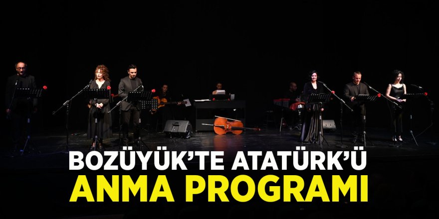Bozüyük'te Atatürk'ü Anma Programı
