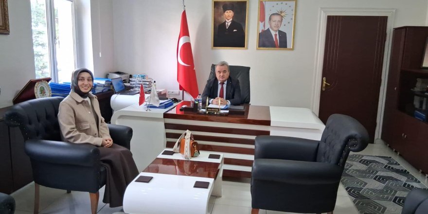 Müdür Güven'den Kaymakam Öztürk'e Ziyaret