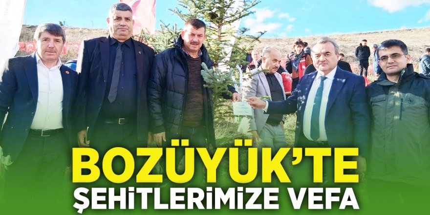 Bozüyük'te Şehitlerimize Vefa