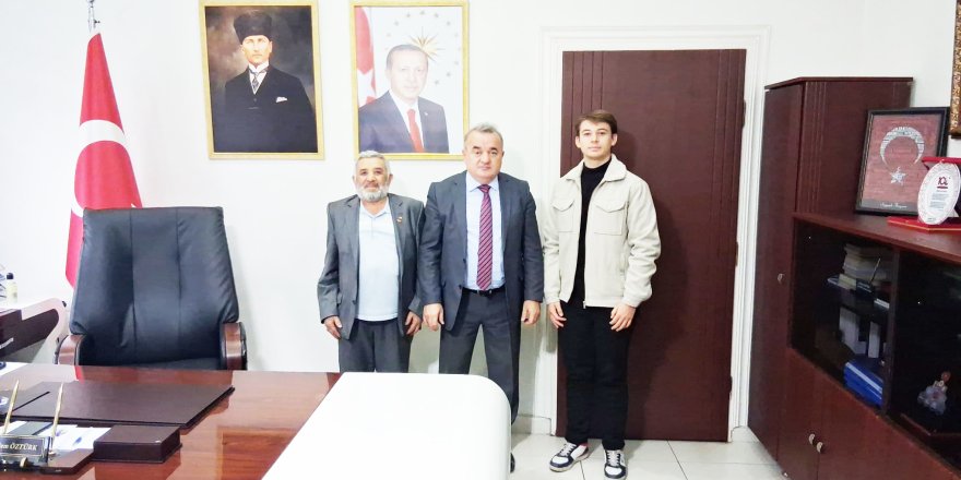 Kıbrıs Gazisinden Kaymakam Öztürk'e Ziyaret