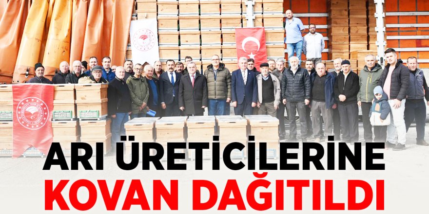 Arı Üreticilerine Kovan Dağıtıldı