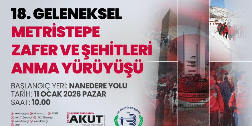 Geleneksel Metristepe Yürüyüşü Yapılacak