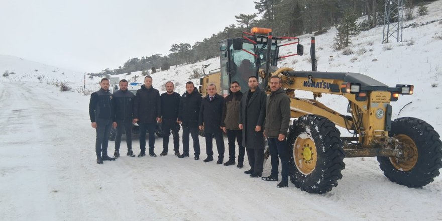 Bozüyük'te Karla Mücadele