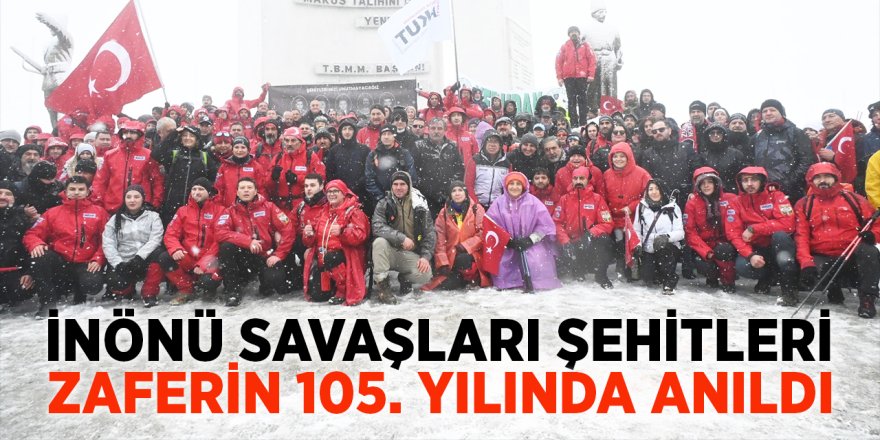 İnönü Savaşları Şehitleri Zaferin 105. Yılında Anıldı 