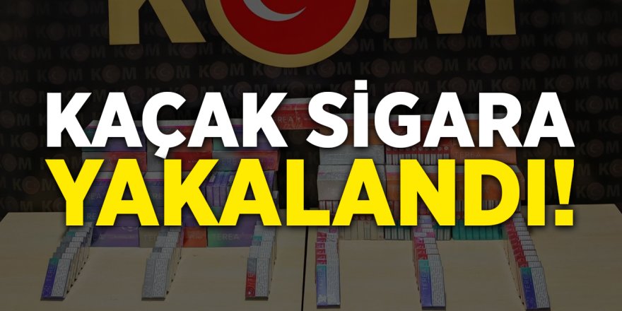Kaçak Sigara Yakalandı!