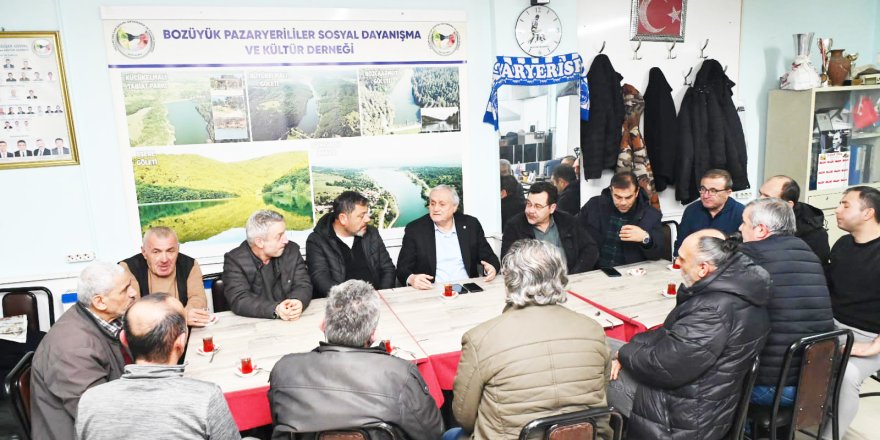 Başkan Bakkalcıoğlu Pazaryerililerle Buluştu