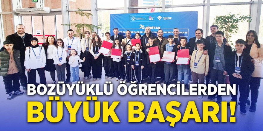 Bozüyüklü Öğrencilerden Büyük Başarı!