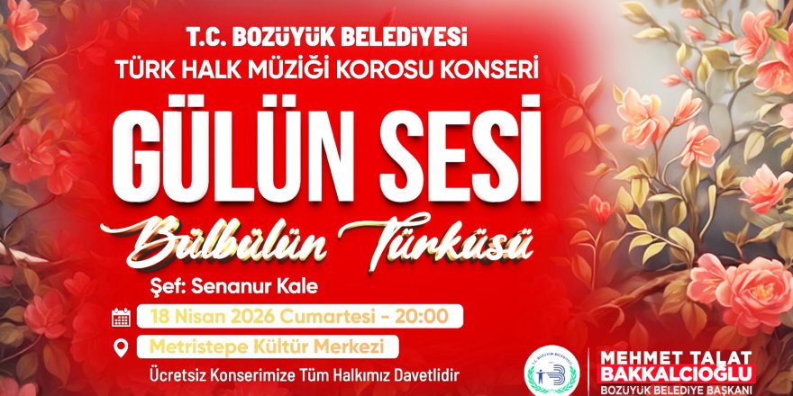 Bozüyük'te Türk Halk Müziği Konseri